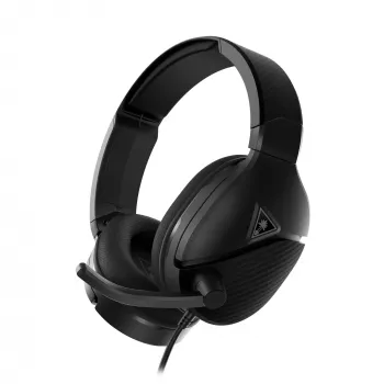 Turtle Beach Recon 200 Schwarz Gen 2 Kabelgebundenes verstärktes Gaming-Headset – PS4, PS5, Xbox Series X oder S One und PC