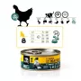 Nassfutter für Katzen 3coty Huhn mit Spirulina für Kätzchen und säugende Katzen 80 g, Alleinfuttermittel, 19 % Protein, 8 % Fett