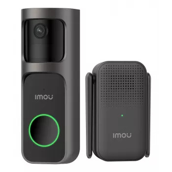 Imou Doorbell 2S Kit Schwarz 3 MP Kabellos Wandmontage
