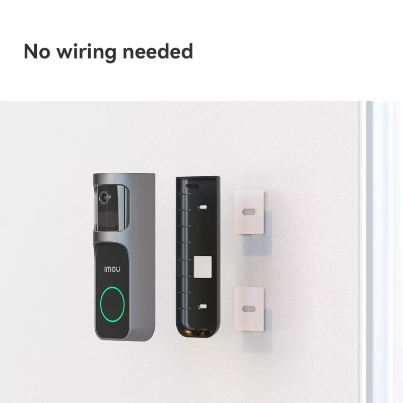 Imou Doorbell 2S Kit Schwarz 3 MP Kabellos Wandmontage