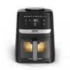 Tefal Easy Fry Silence EY5568E0 Fritteuse Single 5 L Standgerät Heißluftfritteuse Schwarz, Edelstahl