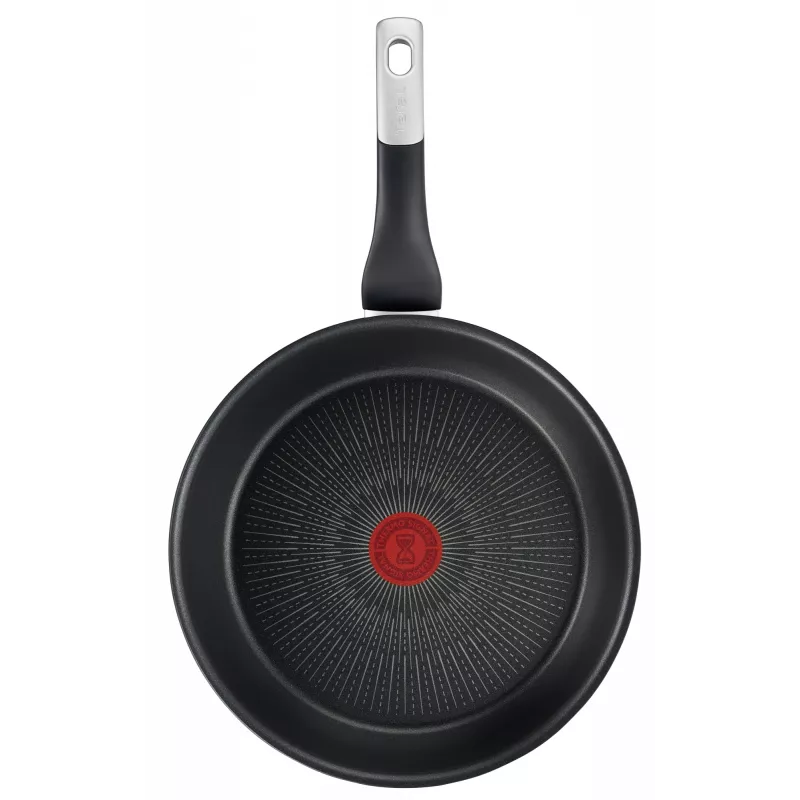 Bratpfanne Tefal Unlimited G2550672 – vielseitige runde Pfanne 28 cm, Aluminium, antihaftbeschichtet, Thermo-Spot