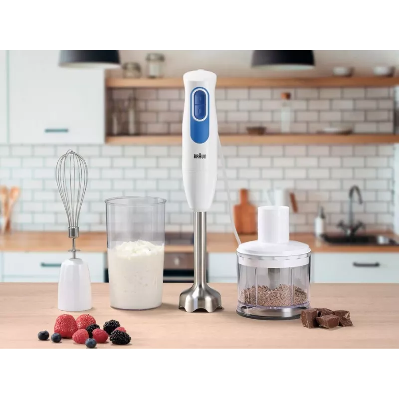 Braun MultiQuick 2 MQ20236MWH 0,5 L Stabmixer 600 W Blau, Weiß