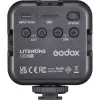 Kamerablitz Godox LED6BI Schwarz 6500K Akku 10h