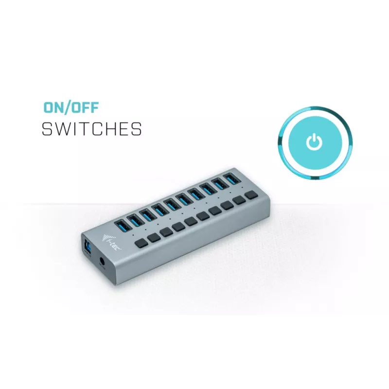 i-tec USB 3.0 Charging HUB 10 Port + Netzteil 48 W