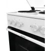 Gorenje GE5A21WH Herd Freistehender Herd Elektrokochfeld Massivkochplatte Weiß