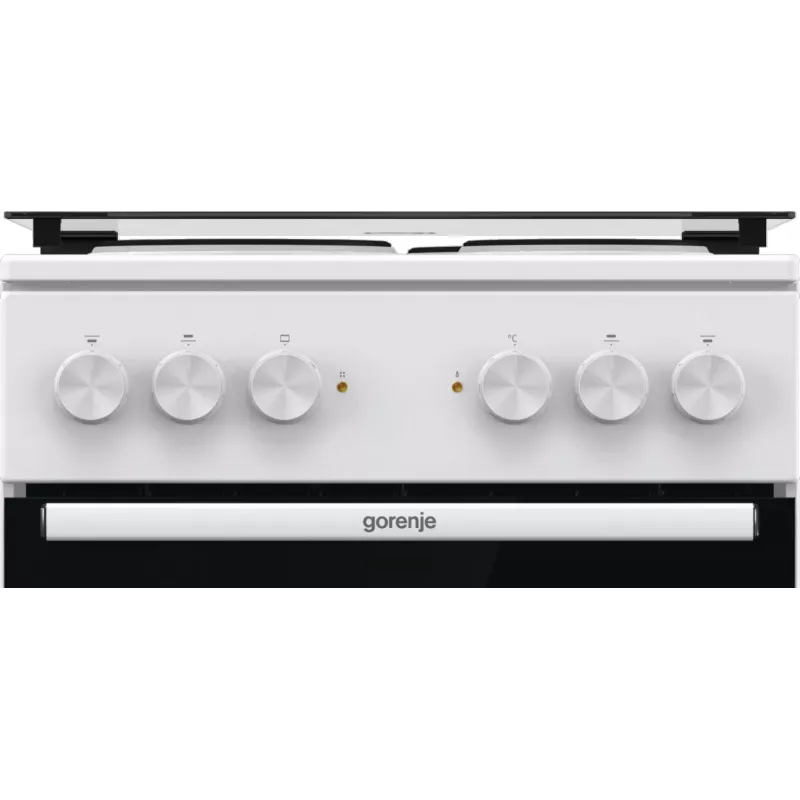 Gorenje GE5A21WH Herd Freistehender Herd Elektrokochfeld Massivkochplatte Weiß