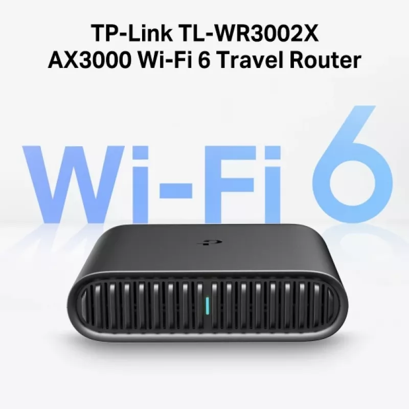 TP-Link TL-WR3002X WLAN-Router Gigabit Ethernet Dual-Band (2,4 GHz / 5 GHz) Schwarz