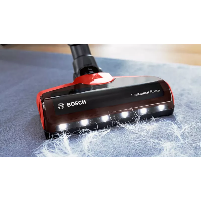 Bosch BCS711PET Stabstaubsauger/Elektrobürste Akku Trocken Beutellos 0,3 L Schwarz, Rot 3 Ah