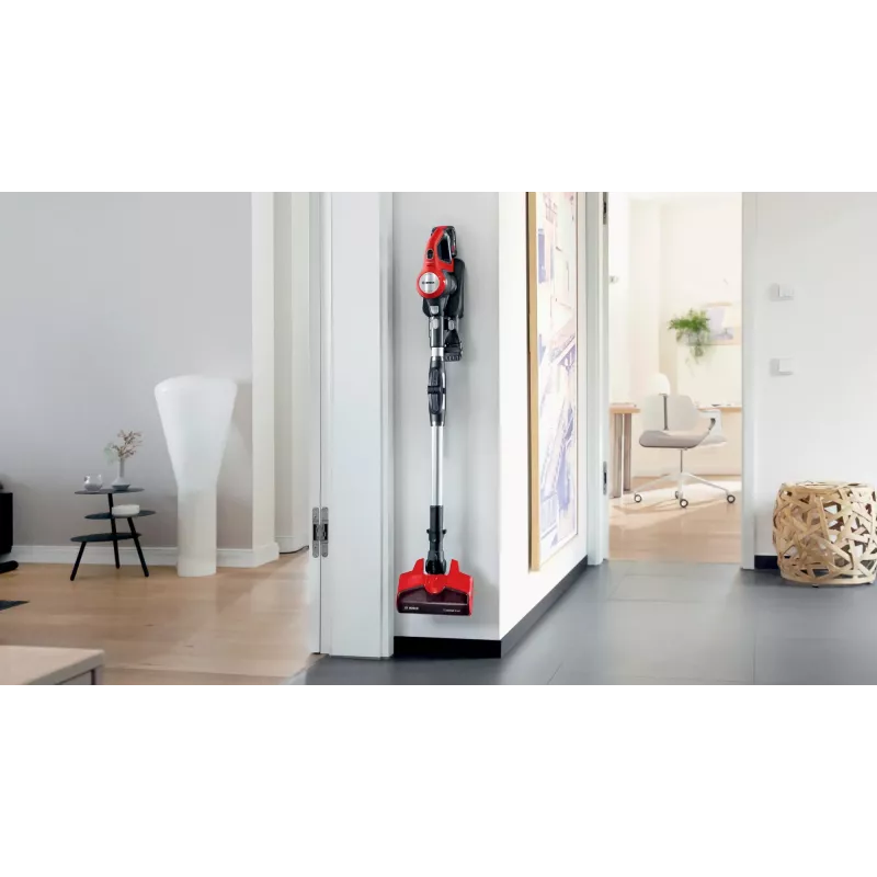 Bosch BCS711PET Stabstaubsauger/Elektrobürste Akku Trocken Beutellos 0,3 L Schwarz, Rot 3 Ah