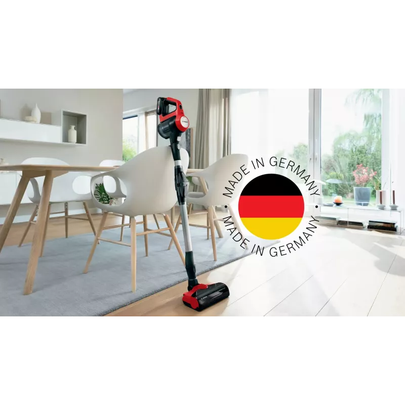 Bosch BCS711PET Stabstaubsauger/Elektrobürste Akku Trocken Beutellos 0,3 L Schwarz, Rot 3 Ah
