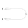 USB-C-auf-USB-C Lade-/Datenkabel j5create JUCX17W, 60W, flüssiges Silikon, 1,8 m, weiß