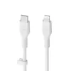 USB-C-auf-USB-C/Lightning-Kabel Belkin CAA009BT2MWH, 2 m, weiß