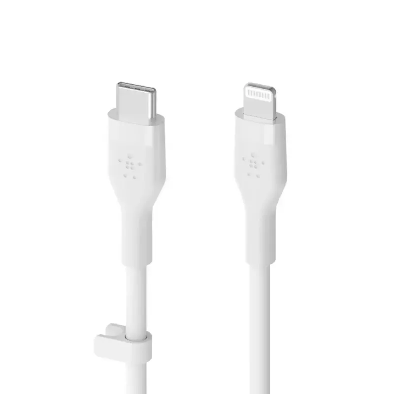 USB-C-auf-USB-C/Lightning-Kabel Belkin CAA009BT2MWH, 2 m, weiß