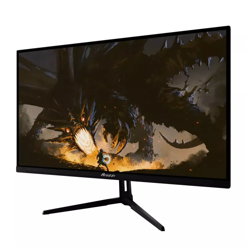 27 Zoll Arozzi Nova Computer-Monitor, 2560 x 1440 Quad HD, IPS LED, 1 ms, VESA, integrierte Lautsprecher – Schwarz