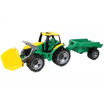 Traktor Lena GIGA TRUCKS ZL-02123 mit Schaufel & Anhänger