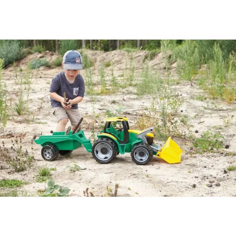 Traktor Lena GIGA TRUCKS ZL-02123 mit Schaufel & Anhänger