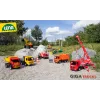 Ride-on Excavator Lena GIGA TRUCKS Excavator PRO 4 Räder Kunststoff Stahl