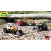 Mechanischer Spielzeugtraktor Lena Deutz-Fahr Worxx mit 74 cm Länge und abnehmbarem Anhänger