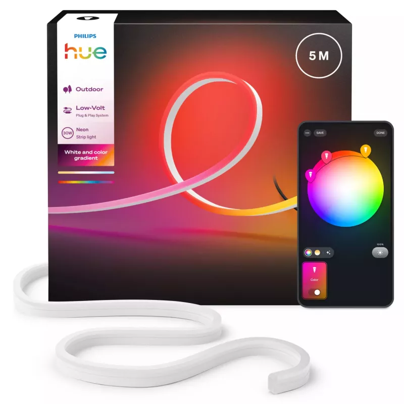 Intelligente Beleuchtungsbirne Philips Bluetooth 30 W weißes Silikongehäuse 220–240 V