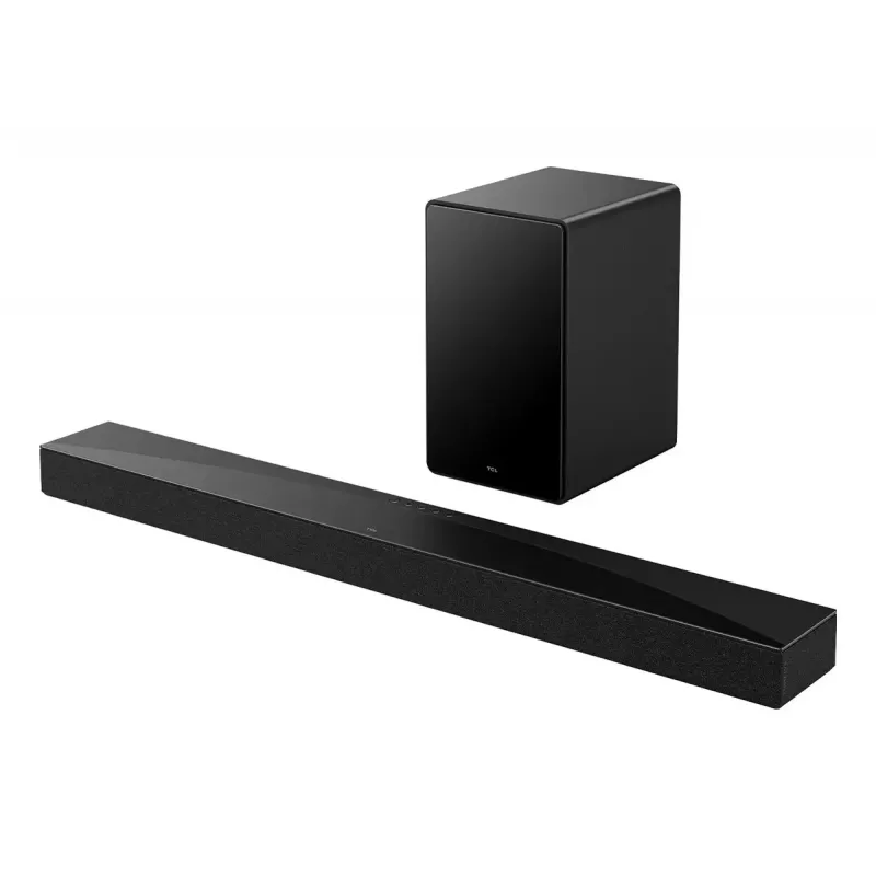Soundbar TCL Q Q65H 5.1ch Heimkino, 580 W RMS, kabelloser aktiver Subwoofer 100 W, Dolby Atmos/DTS-X, Schwarz
