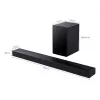 Soundbar TCL Q Q65H 5.1ch Heimkino, 580 W RMS, kabelloser aktiver Subwoofer 100 W, Dolby Atmos/DTS-X, Schwarz