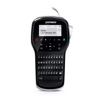 Beschriftungsgerät Dymo LabelManager 280 QWERTY mit LCD, USB, Li-Ion, D1-Band (max. 12 mm)