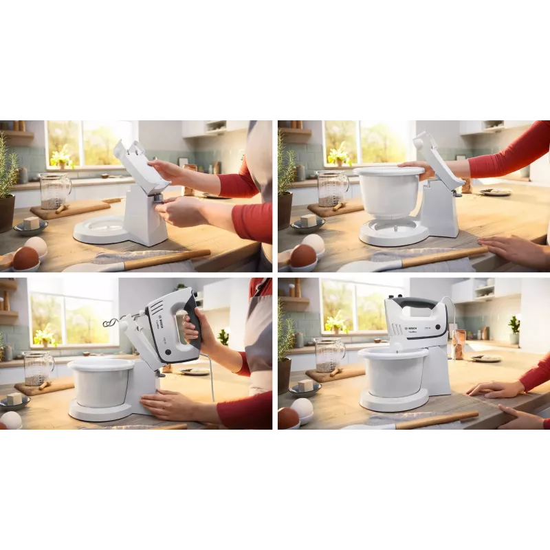 Bosch MFQ37490 Handmixer 750 W Grau, Weiß
