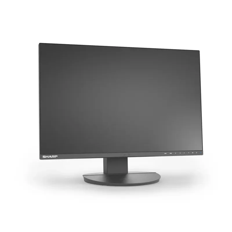 24 Zoll Sharp MultiSync EA242W LCD-Monitor IPS 1920 x 1200 16:10 5 ms USB 3.2 Hub VESA höhenverstellbar Schwarz