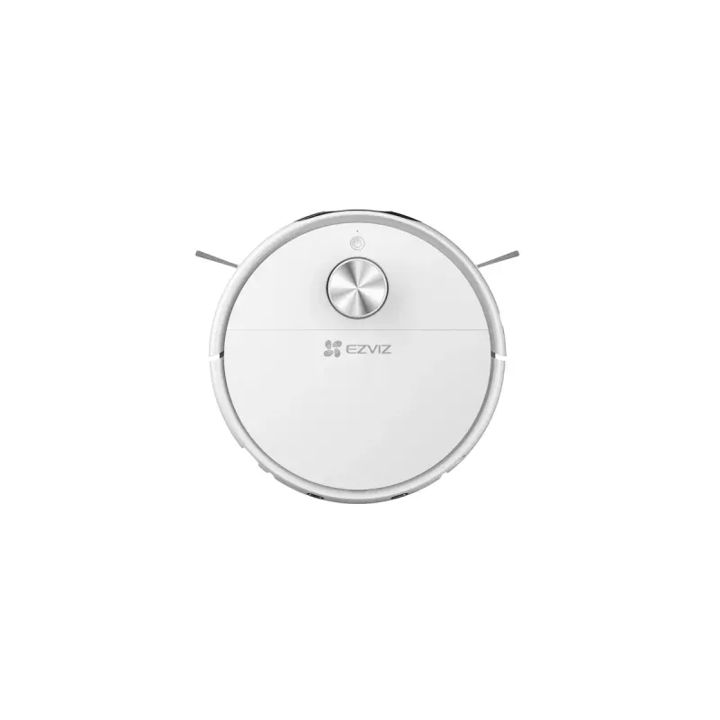 Roboterstaubsauger EZVIZ RS20 Pro — Li‑Ion 5200 mAh, 220 min Laufzeit, 7200 Pa Saugleistung, selbstentleerende Basisstation, LiDAR-Navigation, 0,35 L Staubbeutel, Wischfunktion, weiß