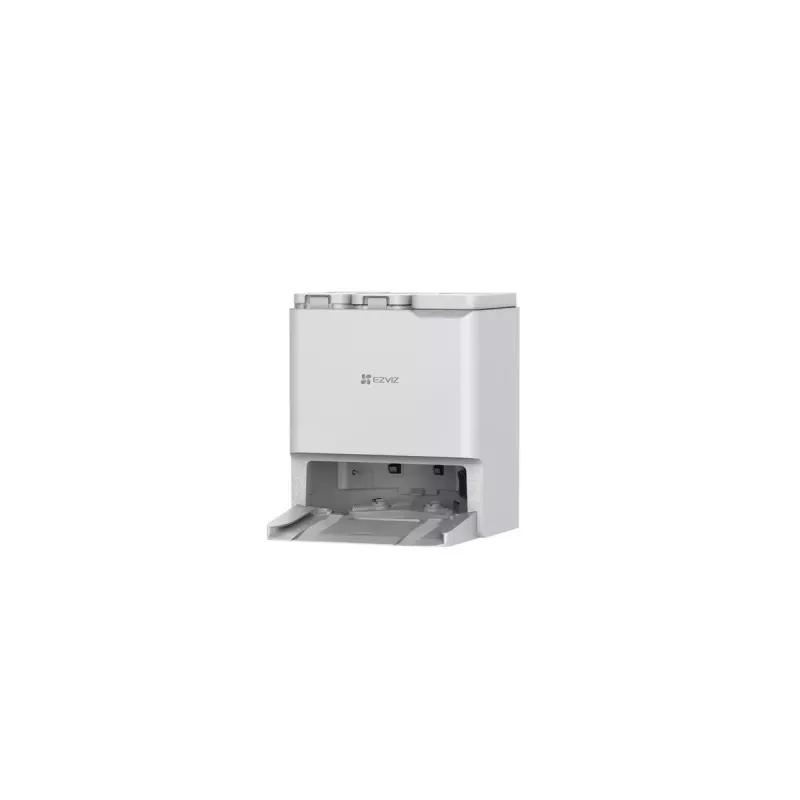 Roboterstaubsauger EZVIZ RS20 Pro — Li‑Ion 5200 mAh, 220 min Laufzeit, 7200 Pa Saugleistung, selbstentleerende Basisstation, LiDAR-Navigation, 0,35 L Staubbeutel, Wischfunktion, weiß