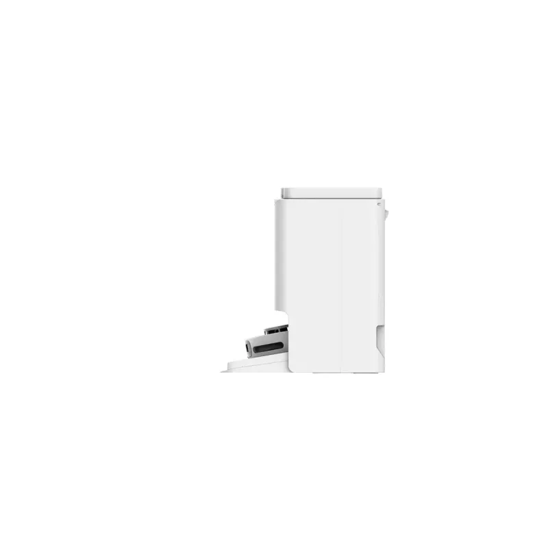 Roboterstaubsauger EZVIZ RS20 Pro — Li‑Ion 5200 mAh, 220 min Laufzeit, 7200 Pa Saugleistung, selbstentleerende Basisstation, LiDAR-Navigation, 0,35 L Staubbeutel, Wischfunktion, weiß