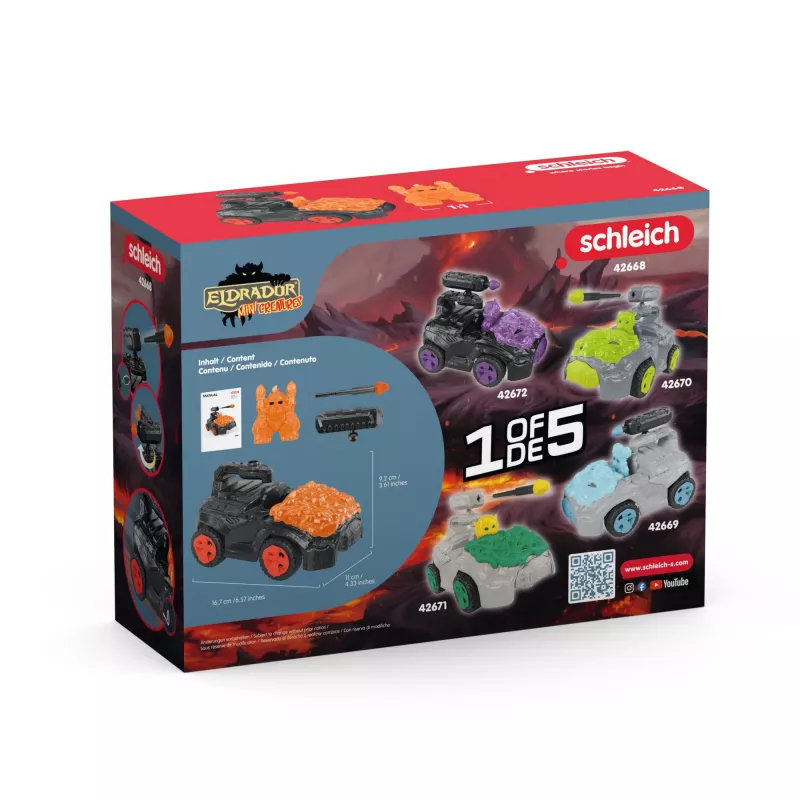 Fahrzeug Schleich ELDRADOR CREATURES Lava CrashMobile Mini Creature 7-12 Jahre