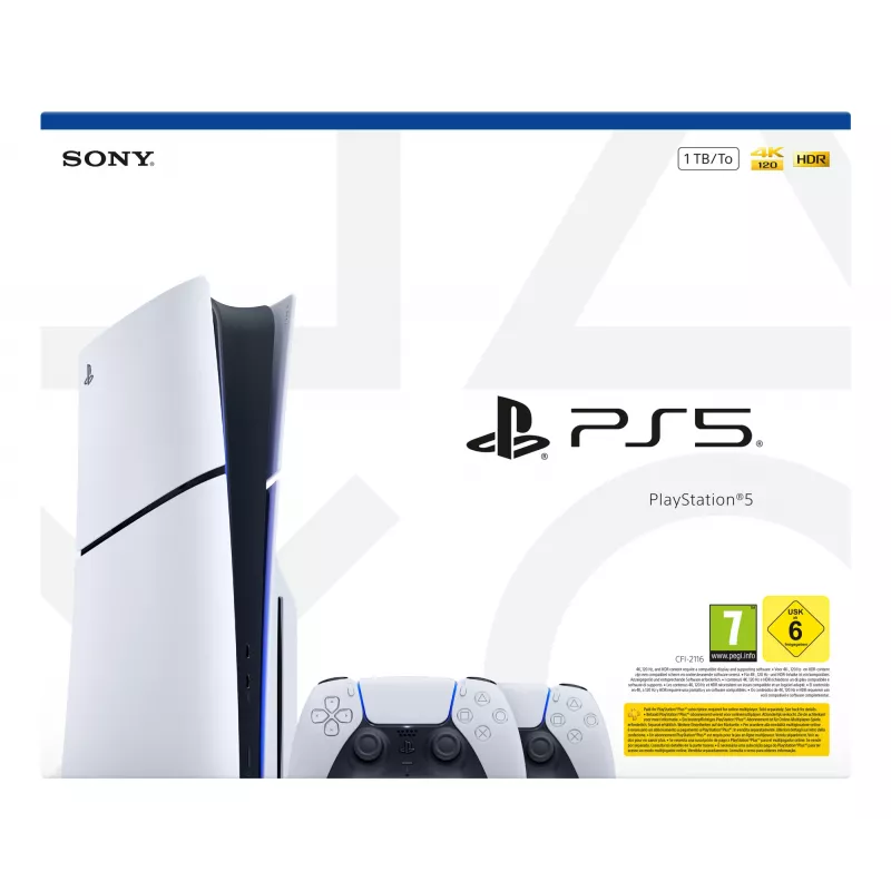 Sony 1000050116 Spielekonsole 1 TB Wi-Fi Schwarz, Weiß