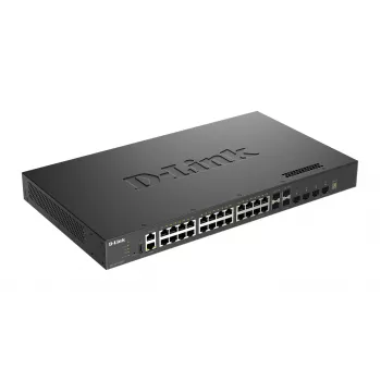 D-Link Layer 3 Stackable 10 Gigabit Managed Switches, Managed, L3, Fast Ethernet (10/100), Full duplex, Rack-Einbau