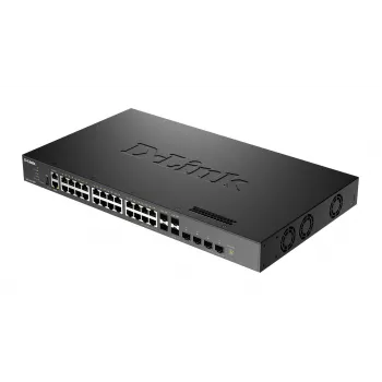 D-Link Layer 3 Stackable 10 Gigabit Managed Switches, Managed, L3, Fast Ethernet (10/100), Full duplex, Rack-Einbau