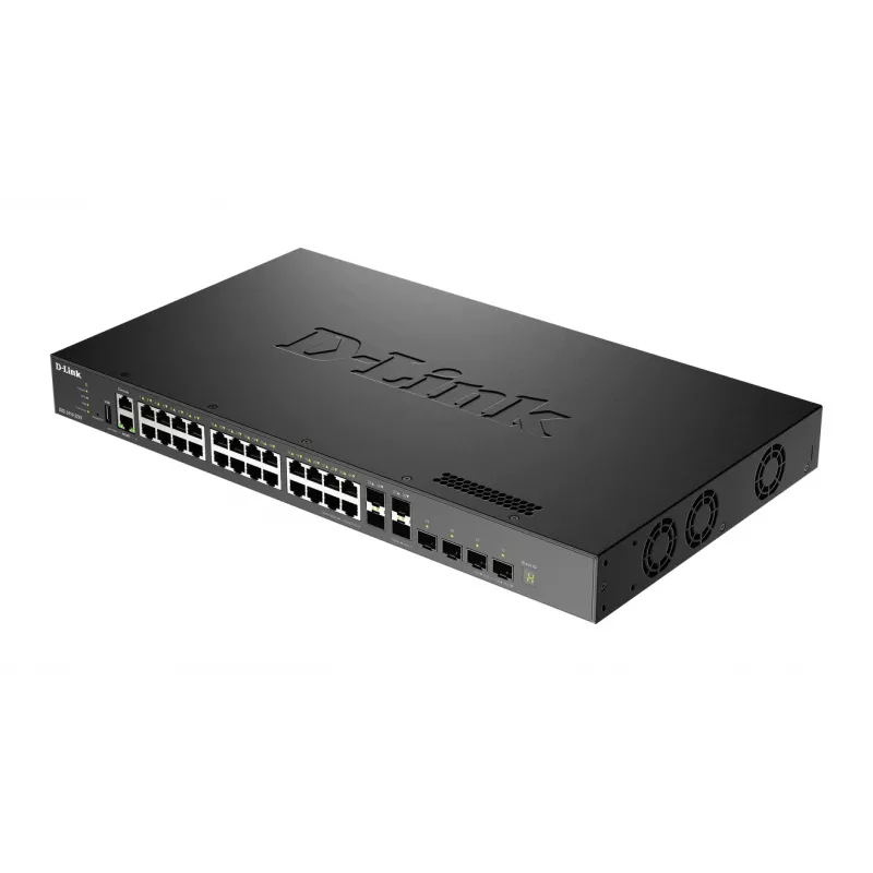D-Link Layer 3 Stackable 10 Gigabit Managed Switches, Managed, L3, Fast Ethernet (10/100), Full duplex, Rack-Einbau