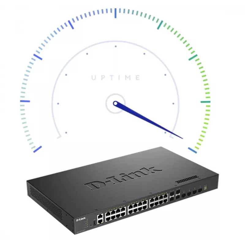 D-Link Layer 3 Stackable 10 Gigabit Managed Switches, Managed, L3, Fast Ethernet (10/100), Full duplex, Rack-Einbau