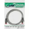 InLine Patchkabel S/FTP PiMF Cat.6 250MHz PVC Kupfer transparent 0,3m