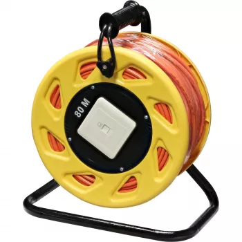 InLine LAN-Kabeltrommel, Cat.6A, S/FTP, 80m