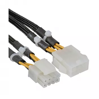 InLine Power Extension Internal 2x4polig Stecker / 8-polig Buchse Mainboard 0,30m