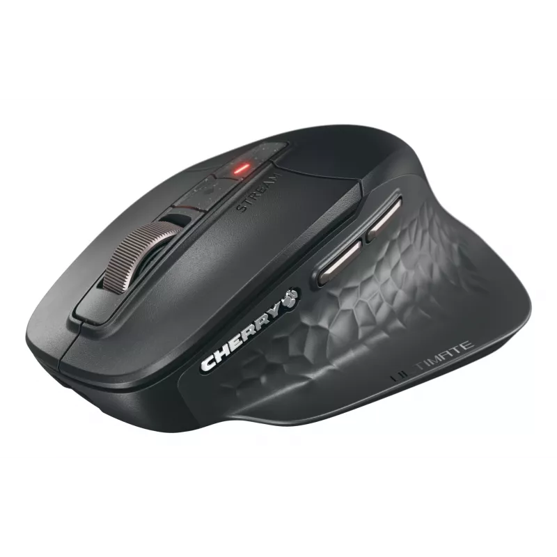 CHERRY Stream desktop ultimate Tastatur Maus inklusive Home/Office USB + RF Wireless + Bluetooth QWERTZ Deutsch Schwarz