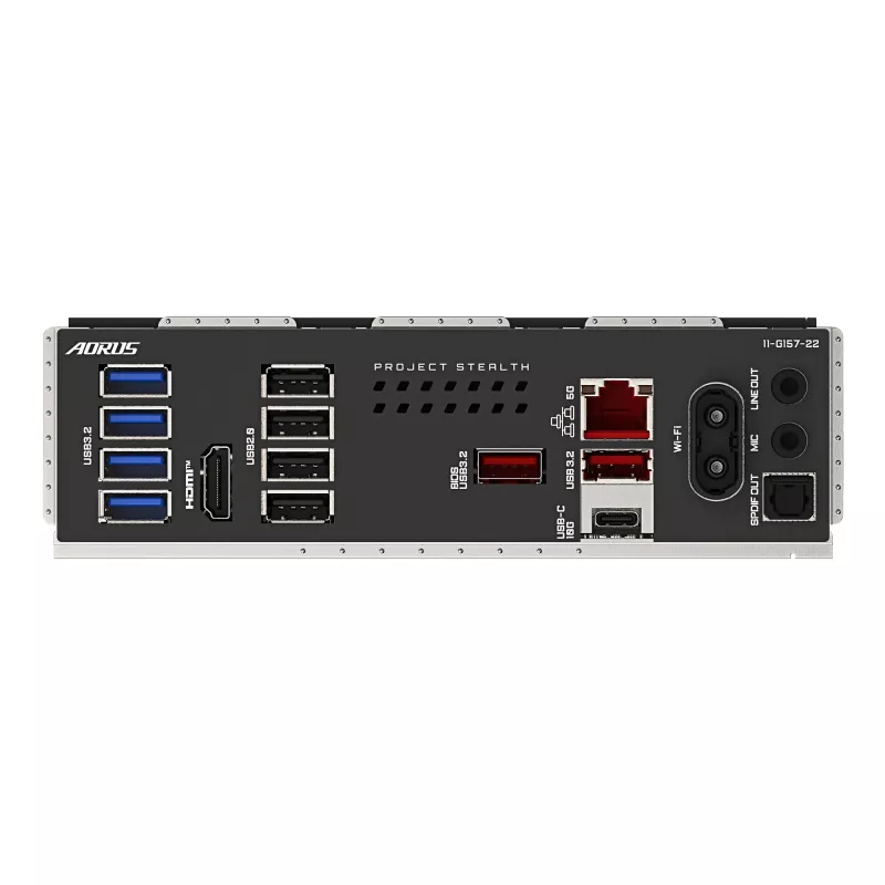 Motherboard GIGABYTE B850 AORUS STEALTH — ATX, Socket AM5, AMD B850, DDR5 bis 8200 MHz (OC), 14+2+2 VRM, 2xPCIe5.0, 2xPCIe4.0 M.2, Wi‑Fi 7, 5GbE