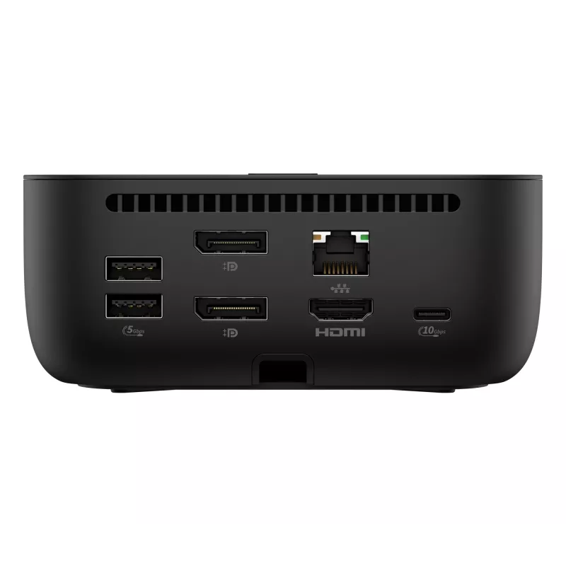 Dockingstation HP USB-C 100W G6 Dock SmartBuy — USB-C 100W, Jetschwarz, 121×121×51 mm