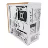 PC-Gehäuse Lian Li Lancool 217 Midi Tower — Weiß & Holz, unterstützt ATX/EATX/Micro-ITX, 2x120 mm vorne, 1x140 mm hinten, 1×3,5 Zoll + 8×2,5 Zoll