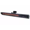 Infrarotheizung SUNRED RD-DARK-20, 2000 W, wandmontierbar, IP55, schwarz