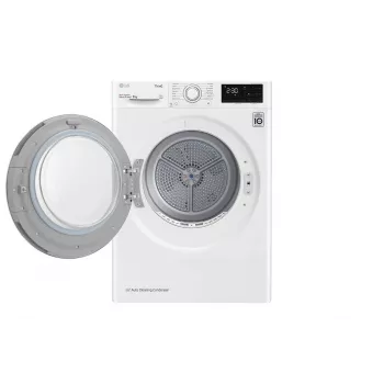 LG RH80V3AV6N Wärmepumpentrockner Freistehend Frontlader 8 kg Weiß