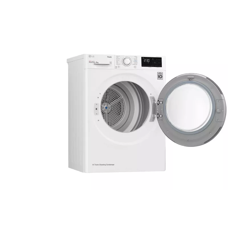 LG RH80V3AV6N Wärmepumpentrockner Freistehend Frontlader 8 kg Weiß