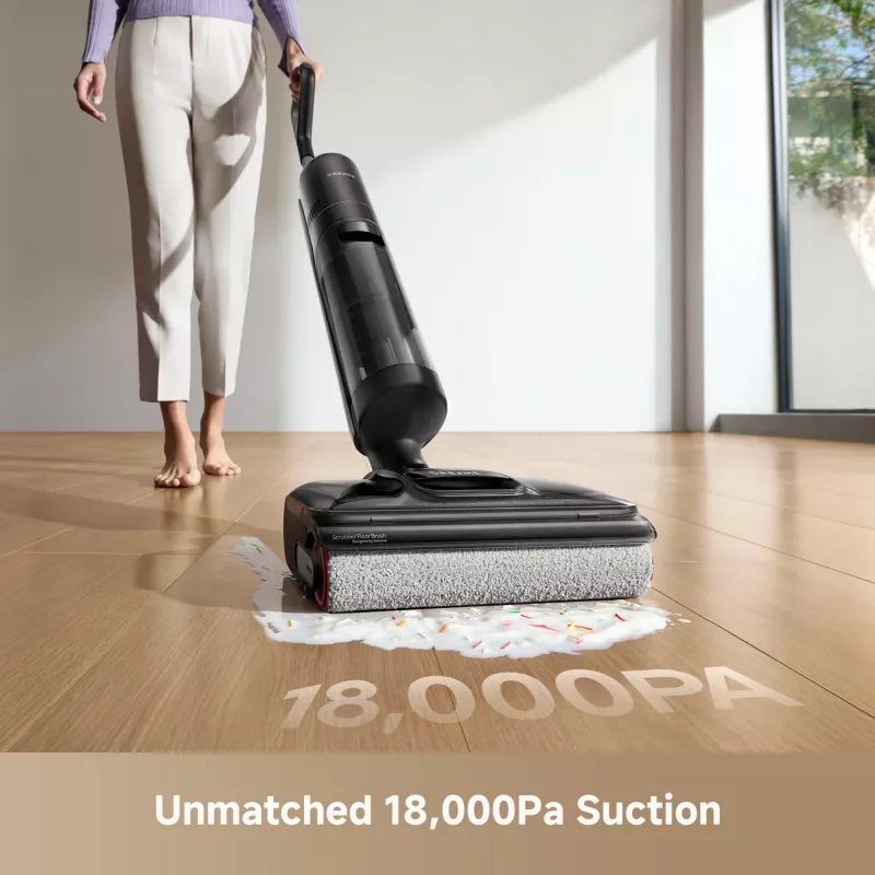 Dreame H12 Pro FlexReach, 2-in-1-Akkusauger, Beutellos, Schwarz, 0,78 l, 0,7 l, Rechteckig