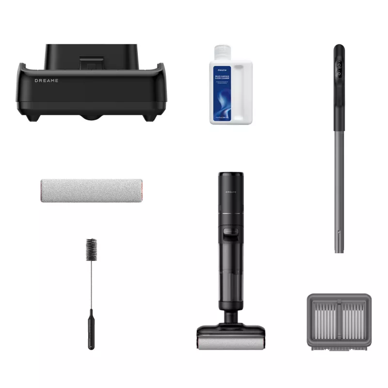 Dreame H12 Pro FlexReach, 2-in-1-Akkusauger, Beutellos, Schwarz, 0,78 l, 0,7 l, Rechteckig